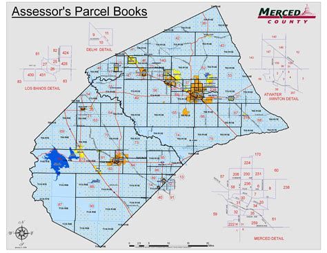 Merced County California Map - Amanda Marigold