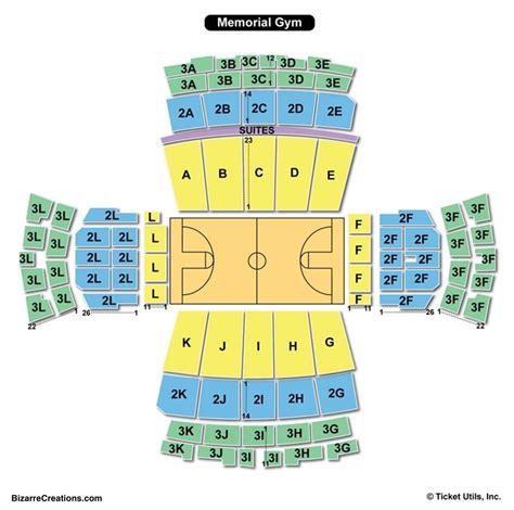 Memorial Gymnasium Seating Chart | Seating Charts & Tickets