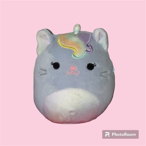 squishmallow cat unicorn 15cm, Hobbies & Toys, Toys & Games on Carousell