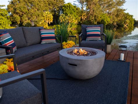 Juno 4 Piece Outdoor Furniture Conversation Set with 30" Bowl Fire Pit – Shop4Patio.com