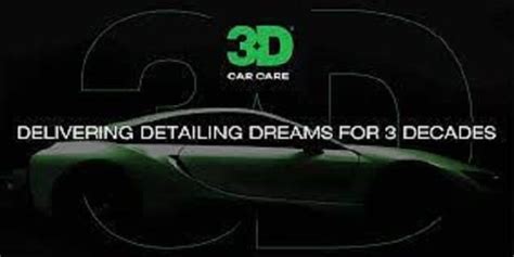 3D car care Produits de finition professionnelle detailing automobile