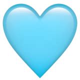 Light Blue Heart Emoji