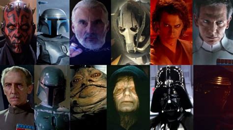 23+ Top 10 Star Wars Villains PNG