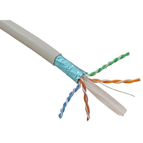 Cat6 FTP Shielded PVC Solid Core Cable