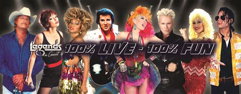 Legends In Concert | Live Stream, Date, Location and Tickets info