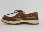 Sebago Clovehitch II FGL Waxed Brown Leather Docksiders Shoes Size 10.5 ...