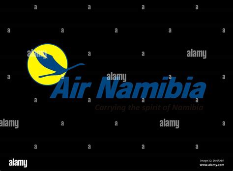 Air Namibia, Logo, Black background Stock Photo - Alamy