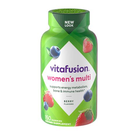 VitaFusion Women's Daily Multivitamin Formula Gummy Vitamins Mixed Berries - Shop Multivitamins ...