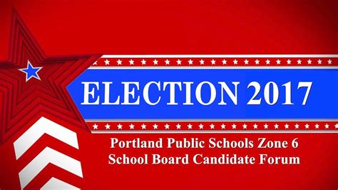 Portland Public Schools Zone 6 Candidate Forum - YouTube