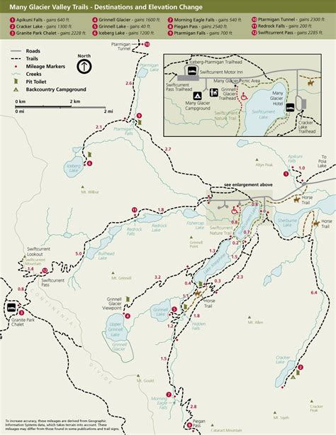 Child Assets butter glacier national park campground map Headless ...