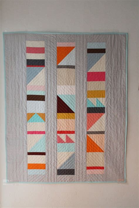 Free Modern Geometric Quilt Patterns The Blocks Are The Same Size In All Quilt Sizes ...
