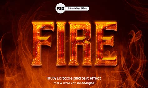 Fire 3D TEXT EFFECT on Behance