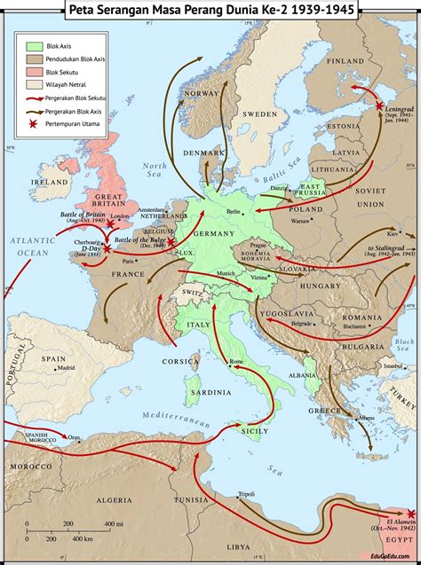 Perang Dunia 2 : Medan Pertempuran dan Akhir Perang 1939-1945