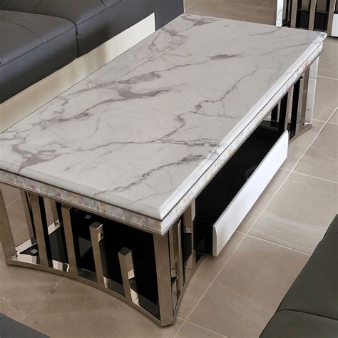 Elegant Marble Coffee Table | Marble Coffee Tables | RBM Classic Home