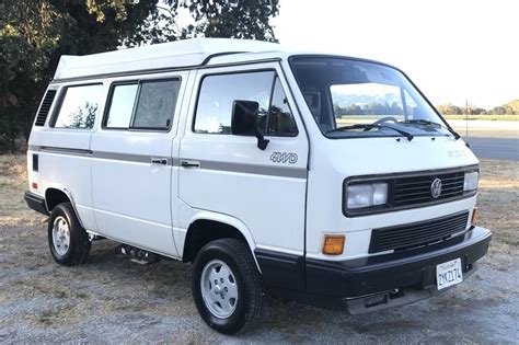 1989 Volkswagen Vanagon GL Syncro Camper 5-Speed for sale on BaT ...