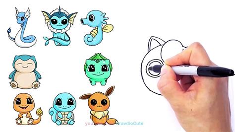 How To Draw Pichu Step By Step Easy Mark off the width and height of ...