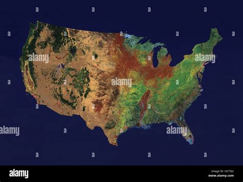 Contiguous United States Map - Map Of Rose Bowl