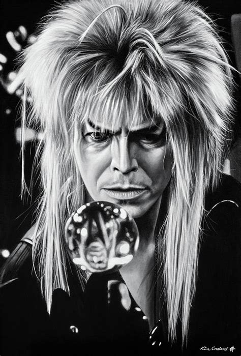 David Bowie Labyrinth Painting by Kim Crosland - Fine Art America