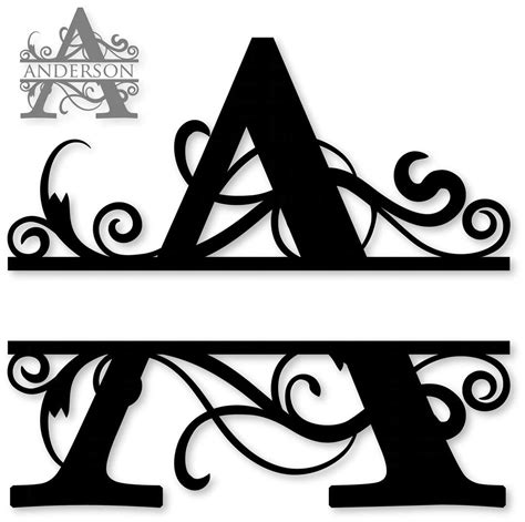 Image result for Free Split Monogram SVG Free Monogram Designs, Free ...