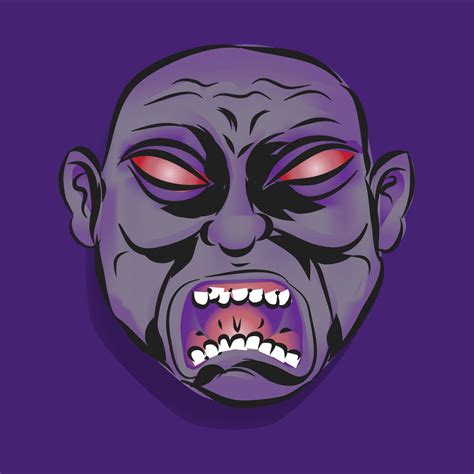 Monster Mask Illustration 5545395 Vector Art at Vecteezy