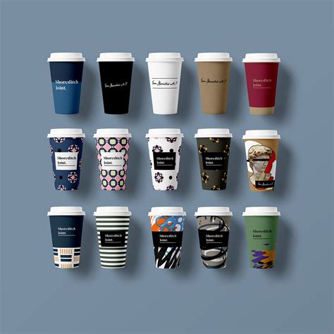 Paper cups design on Behance