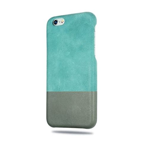 Personalized Blue & Gray iPhone 6 / iPhone 6s Leather Case - Kulör Cases