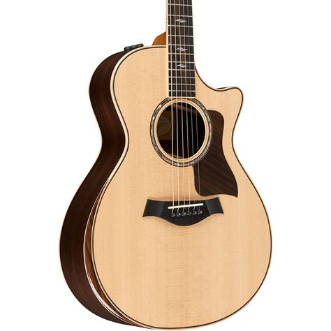 Taylor 812ce DLX Grand Concert Acoustic-Electric Guitar Natural ...