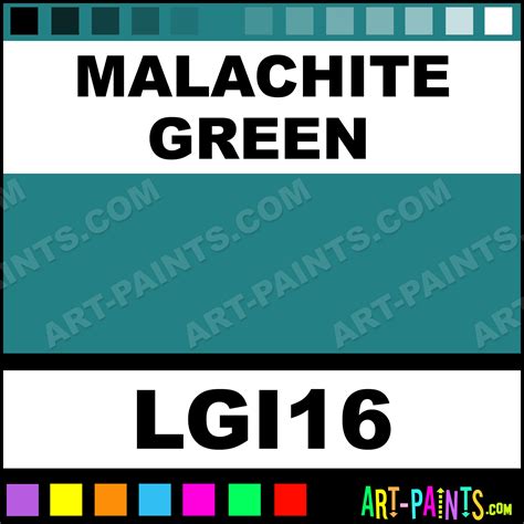 Malachite Green Liquid Gouache Paints - LGI16 - Malachite Green Paint, Malachite Green Color ...