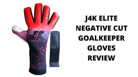 Goalkeeper Glove -J4K Elite Negative Cut - YouTube