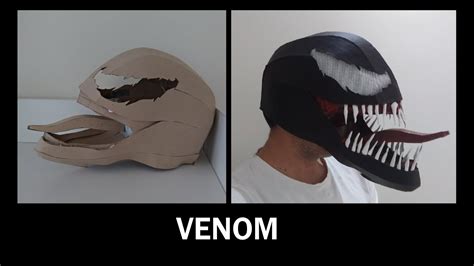 Venom Maskesi Nasıl Yapılır Venom Mask Diy Tutorial - YouTube