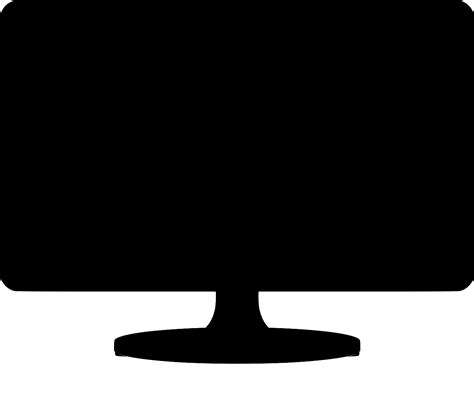 SVG > display flat monitor modern - Free SVG Image & Icon. | SVG Silh