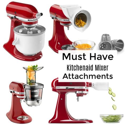 Kitchenaid Mixer Attachments - the best kitchen aid accessories