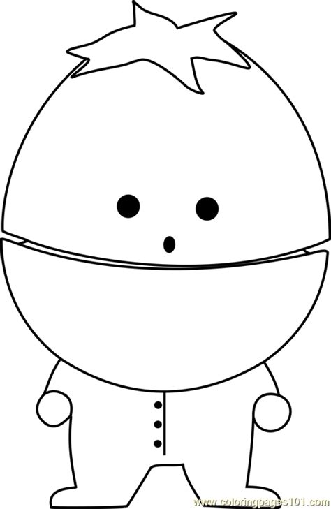 Ike Broflovski from South Park Coloring Page - Free South Park Coloring Pages : ColoringPages101.com