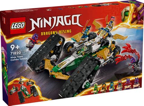 LEGO 71820 Ninjago Ninja Team Combo Vehicle Building Toy Set