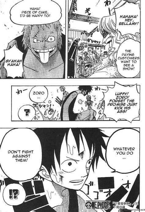 one piece - Why didn't Luffy and Zoro fight back against Bellamy in ...