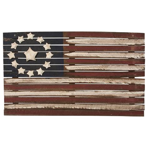 Folk Art American Flag at 1stdibs