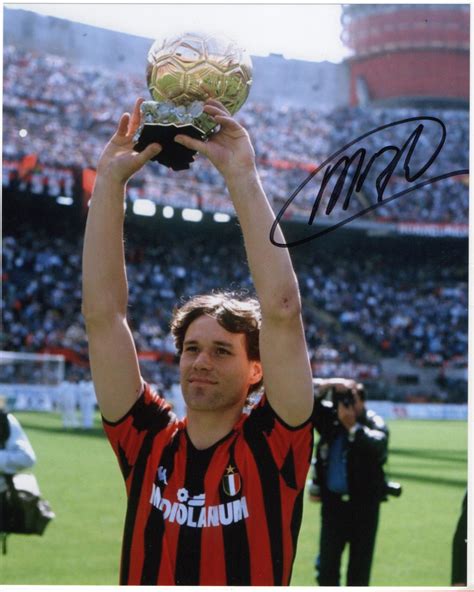 Marco van Basten – Signed Photo – Soccer (Milan) – Pallone D’Oro 1988 - SignedForCharity