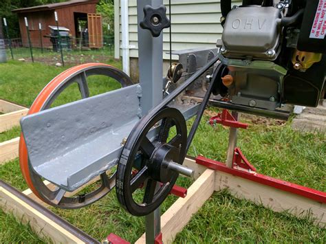 How I Built a Sawmill in the Backyard | Bandsaw mill, Homemade bandsaw ...