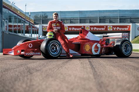 Video: Mick Schumacher drives dad's 2002 F1 championship-winning ...