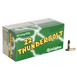 REMINGTON 22 Thunderbolt 22LR 40Gr 50rd Rimfire Ammo (TB-22A) - Ammohead