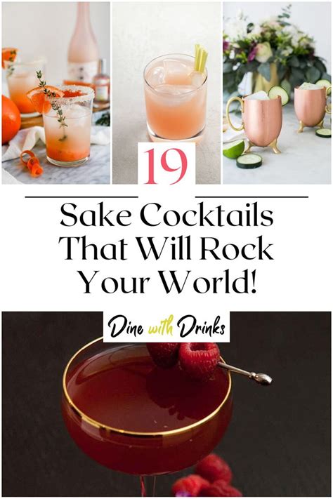 19 Sake Cocktails That Will Rock Your World! | DineWithDrinks | Recipe ...