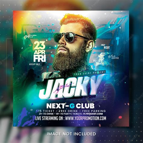 Premium PSD | Club Flyer Template