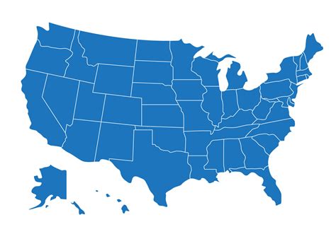 State Map of US Vector - Download Free Vector Art, Stock Graphics & Images