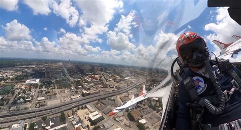 WATCH: Cockpit video shows Thunderbirds soaring over downtown San Antonio