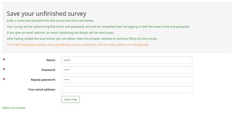 View saved but not submitted responses - LimeSurvey Manual