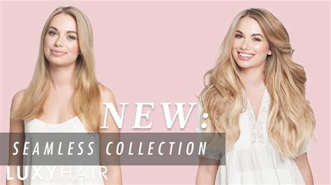 NEW: Seamless Luxy Hair Extensions Collection | Luxy Hair - YouTube