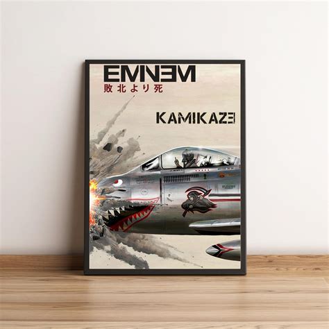 Eminem Kamikaze Poster, Eminem Album Cover Poster, Eminem Wa - Inspire ...