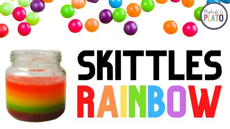 Skittles Rainbow Science Experiment - YouTube