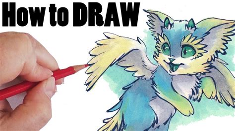 How to Draw a Dragon ~Cat ART CLASS - YouTube