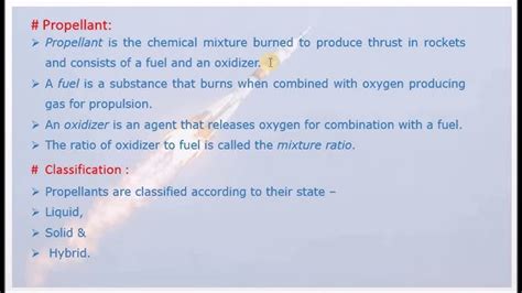 Rocket Engine Types And Classification